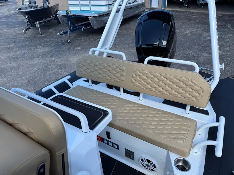 Slide: The Image of Interior view of the 2026 Highfield Sport 560 boat. - 9