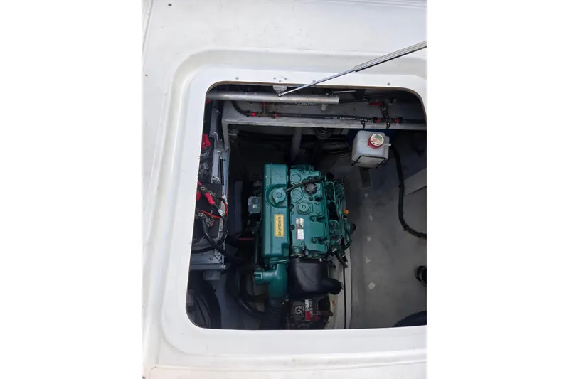 Slide: The Image of Engine compartment of 2018 Fountaine Pajot Helia 44 Evolution catamaran. - 47