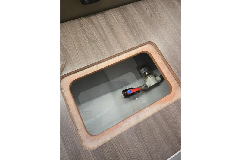 Slide: The Image of Storage compartment with valve on 2018 Fountaine Pajot Helia 44 Evolution yacht. - 48