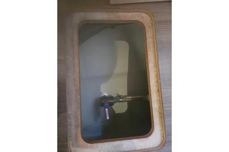 Slide: The Image of Inspection hatch of 2018 Fountaine Pajot Helia 44 Evolution yacht. - 54