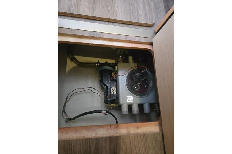 Slide: The Image of Electrical compartment inside 2018 Fountaine Pajot Helia 44 Evolution yacht. - 61