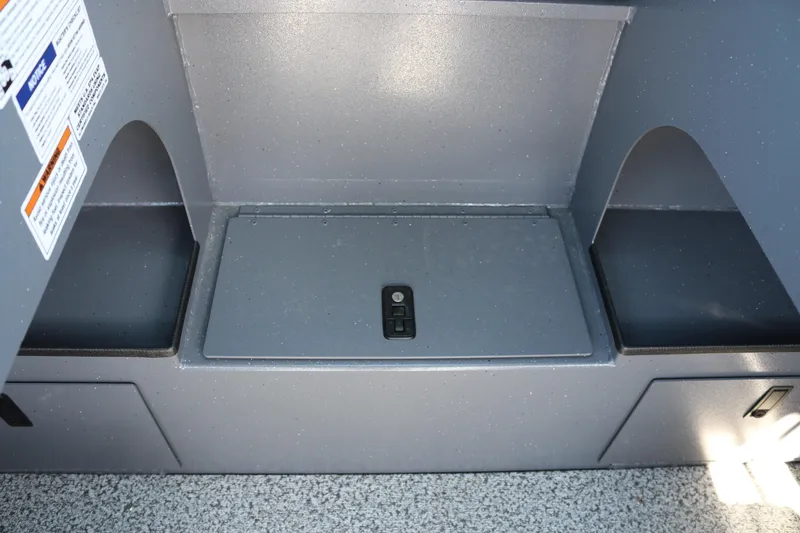 Slide: The Image of Interior storage compartment of 2026 Alumaweld Stryker 202 boat. - 17