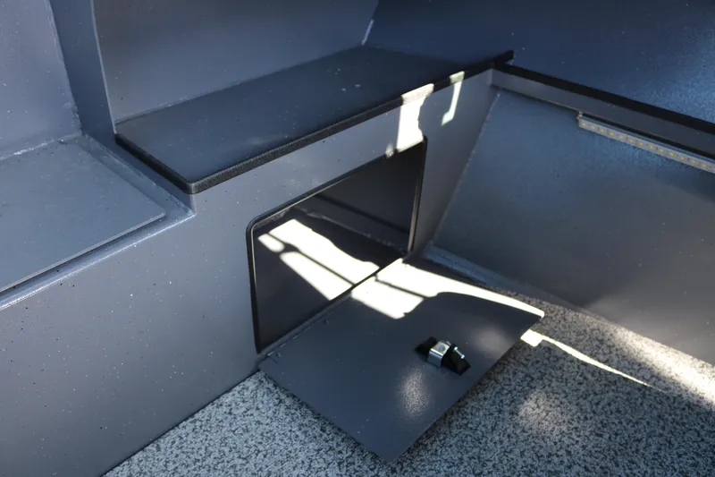 Slide: The Image of Interior storage compartment of 2026 Alumaweld Stryker 202 boat. - 20