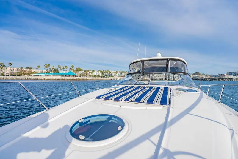 Slide: The Image of Luxury Regal Commodore 4460 yacht cruising near scenic coastline, 2010 model. - 41