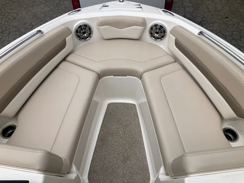 Slide: The Image of Interior of 2011 Chaparral 216 SSi boat. - 17