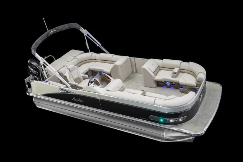 Slide: The Image of Manufacturer Provided Image: 2022 Avalon Catalina Platinum Cruise pontoon boat with luxurious seating. - 28