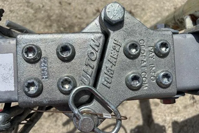 Slide: The Image of Trailer hitch mechanism for 2025 Key West 1720 Center Console boat. - 10