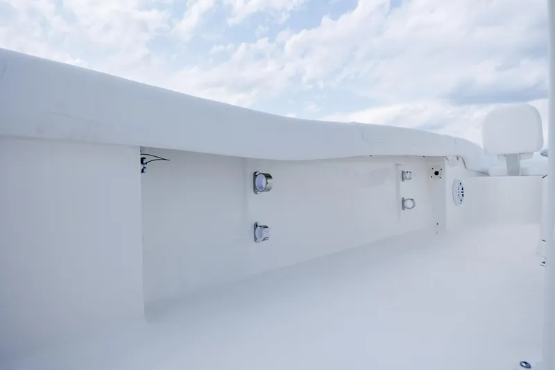 Slide: The Image of Interior view of Caymas 24 HB boat, model year 2026. - 27