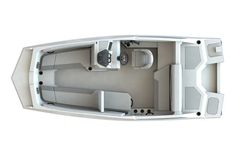 Slide: The Image of Manufacturer Provided Image: Top view of 2026 Starcraft SV 18 OB boat interior layout. - 4