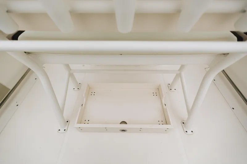 Slide: The Image of 2017 Robalo R222 Center Console boat interior storage compartment. - 12