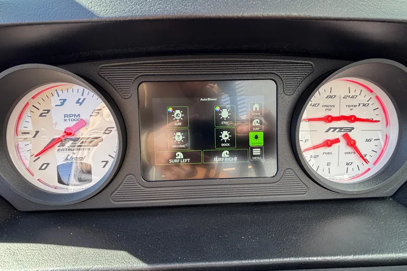 Slide: The Image of Dashboard of 2026 MB SPORTS F21 Classic with digital and analog gauges. - 23