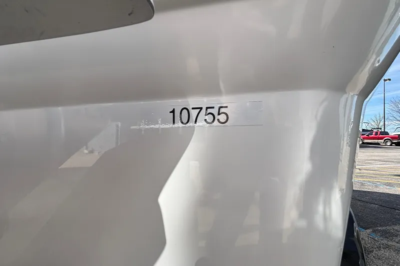 Slide: The Image of 2026 MB SPORTS F21 Classic boat hull with number 10755 displayed. - 53