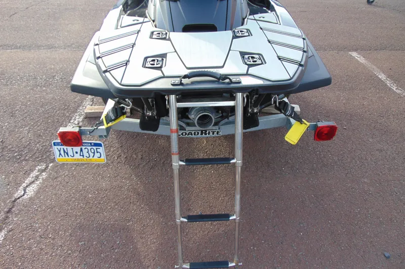 Slide: The Image of 2023 Yamaha WaveRunner FX SVHO on trailer with ladder and Pennsylvania license plate. - 10