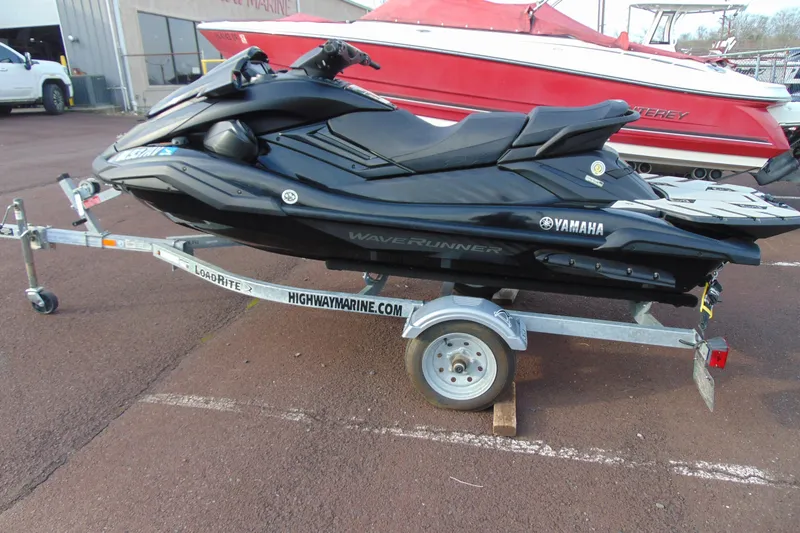 Slide: The Image of 2023 Yamaha WaveRunner FX SVHO on trailer, parked outdoors. - 7