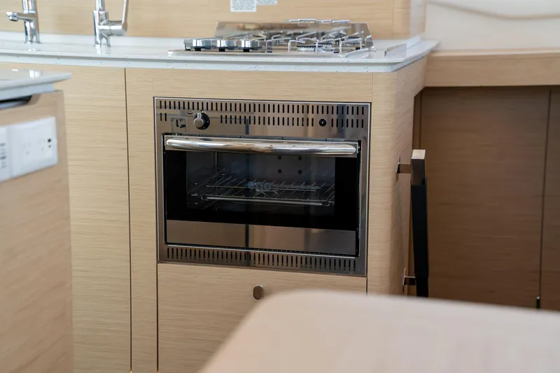 Slide: The Image of Modern kitchen oven in 2025 Fountaine Pajot FP41 Catamaran galley. - 49