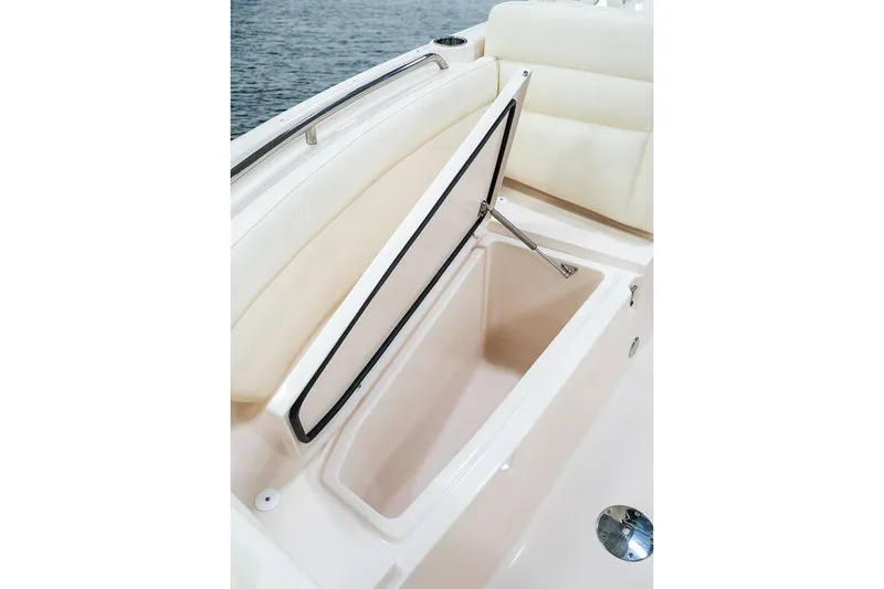 Slide: The Image of Manufacturer Provided Image: 2019 Grady-White Freedom 275 boat storage compartment open. - 12
