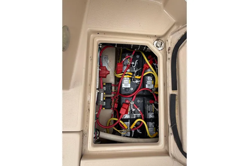 Slide: The Image of 2014 Ranger Tugs R-27 with solar panel at Glen Harbor Marina. - 41