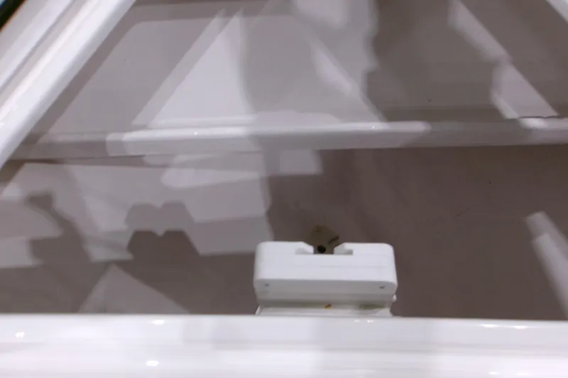 Slide: The Image of Interior view of 2026 Contender 32 ST boat compartment. - 12