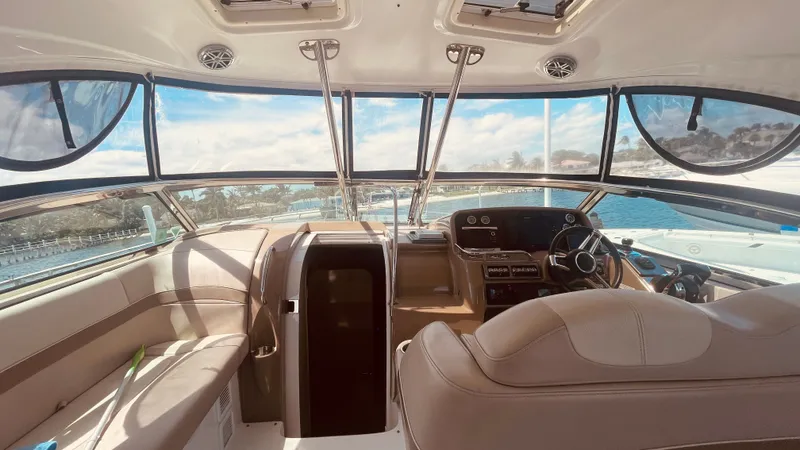 Slide: The Image of Interior of a 2016 Formula 37 Performance Cruiser with panoramic view. - 24