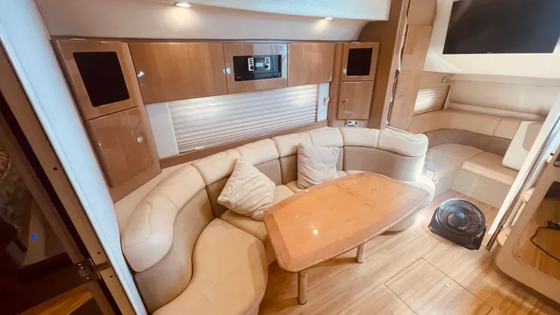 Slide: The Image of Interior of 2016 Formula 37 Performance Cruiser with elegant seating area. - 38