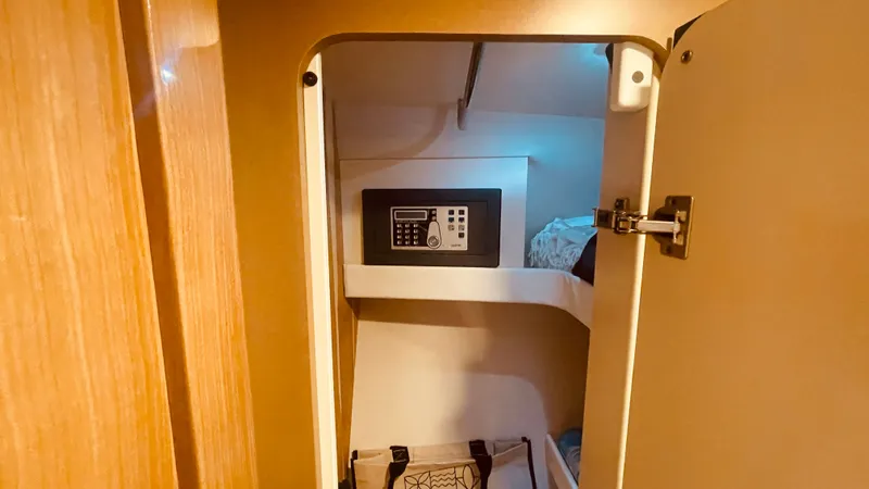 Slide: The Image of Interior of a 2016 Formula 37 Performance Cruiser with a safe. - 43