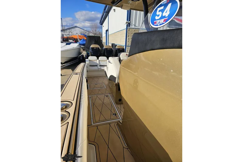 Slide: The Image of 2017 Statement 380 Open boat with sleek deck design and comfortable seating. - 66