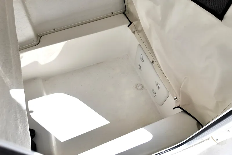 Slide: The Image of Interior storage compartment of 2026 Sea Fox 228 Commander boat. - 14