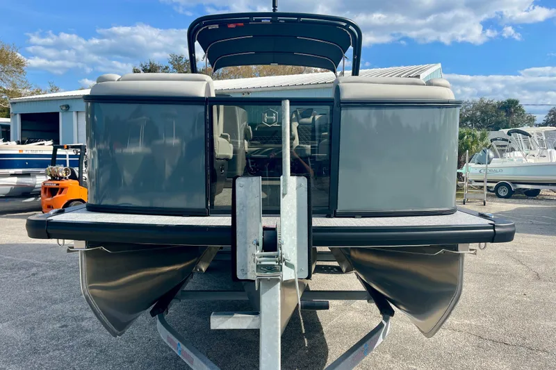 Slide: The Image of 2026 Harris Sunliner 230 Sport on trailer, ready for adventure. - 7