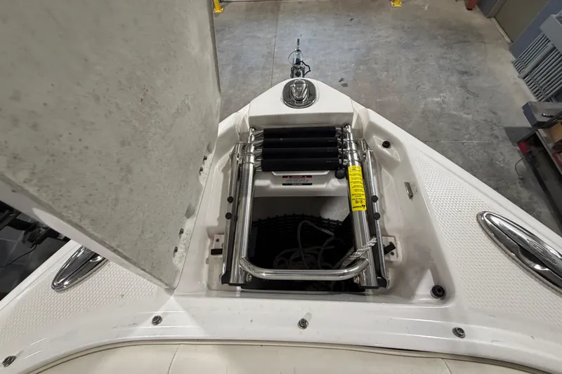 Slide: The Image of 2014 Chaparral 257 SSX boat ladder and swim platform detail. - 19