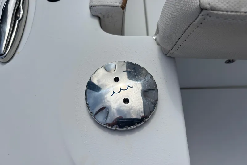 Slide: The Image of Chrome detail on 2021 Sea Hunt Ultra 219 boat interior. - 24