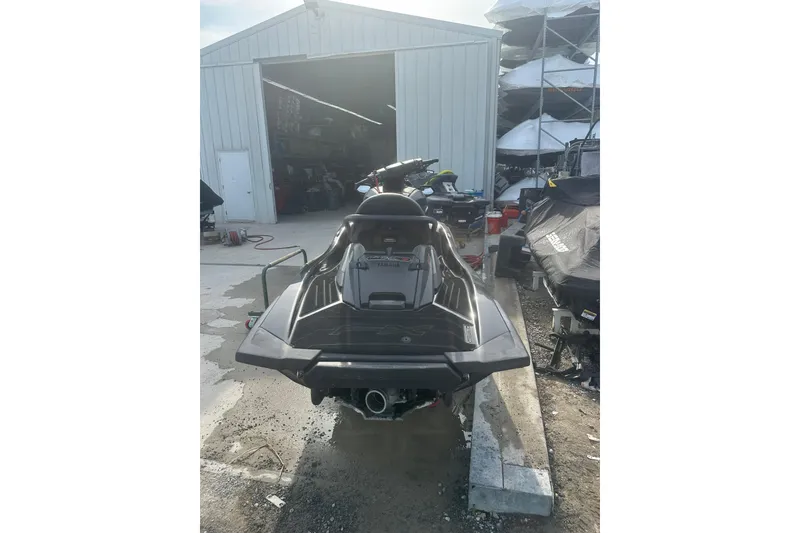 Slide: The Image of 2021 Yamaha WaveRunner FX Cruiser SVHO parked outside a storage facility. - 7