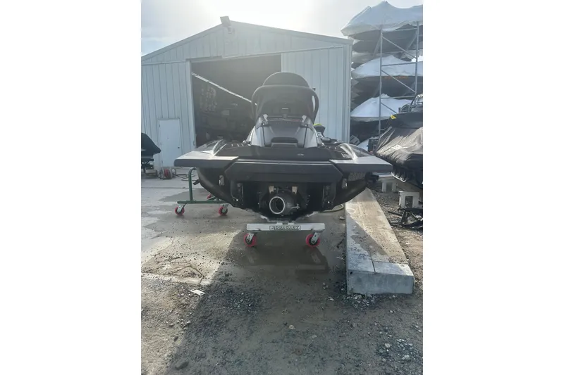 Slide: The Image of 2021 Yamaha WaveRunner FX Cruiser SVHO parked outside a storage facility. - 8