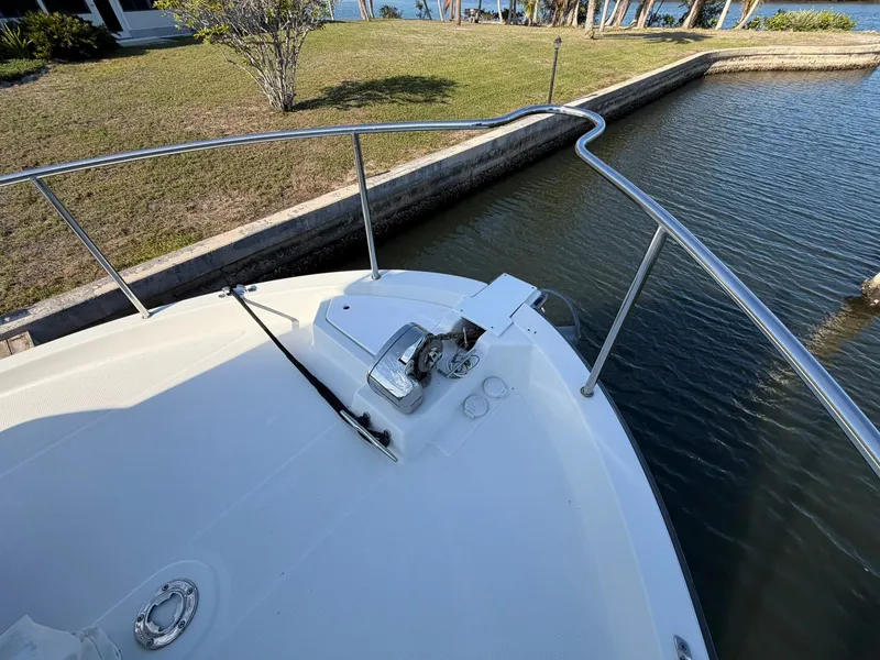 Slide: The Image of Bow of 2013 Ranger Tugs R-31 CB with anchor winch. - 20