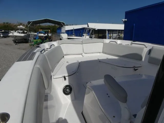 Slide: The Image of Interior view of the 2023 Sea Fox 268 Commander boat model. - 15