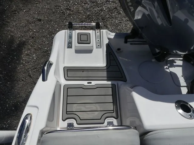 Slide: The Image of 2023 Sea Fox 268 Commander boat deck with gray padding. - 34