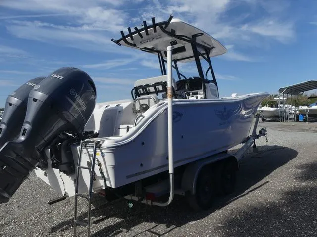 Slide: The Image of 2023 Sea Fox 268 Commander boat with twin outboard engines. - 5