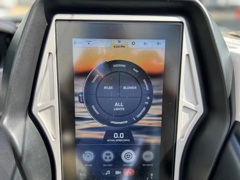 Slide: The Image of 2023 Tigé Z3 boat control with touchscreen display. - 27