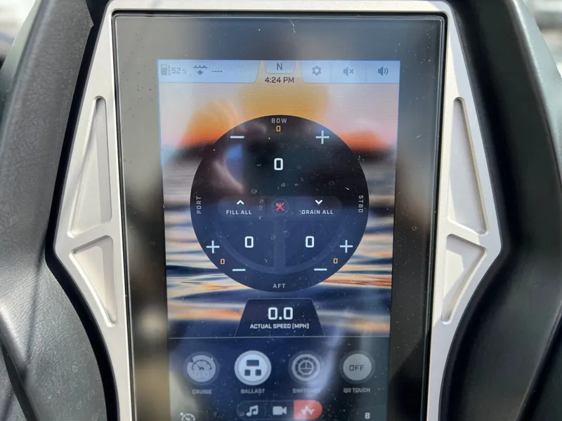 Slide: The Image of 2023 Tigé Z3 boat control with touchscreen display. - 29