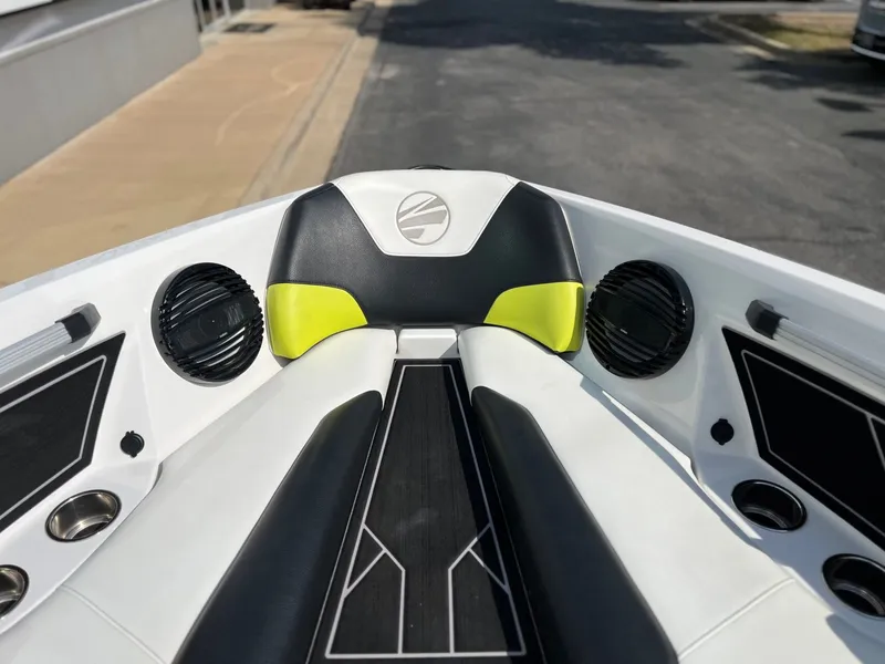 Slide: The Image of Interior of 2023 Tigé Z3 boat with modern seating. - 33