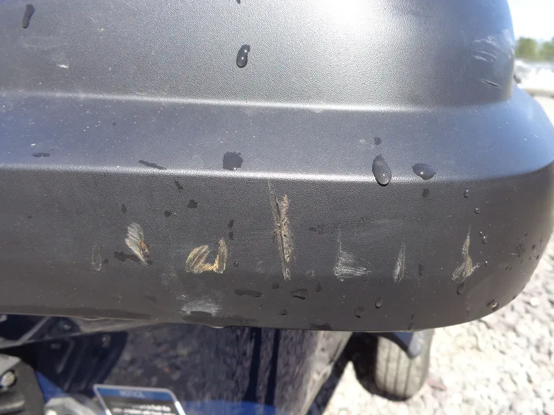 Slide: The Image of Close-up of a Sea-Doo GTX Limited 300 with scratches. - 3