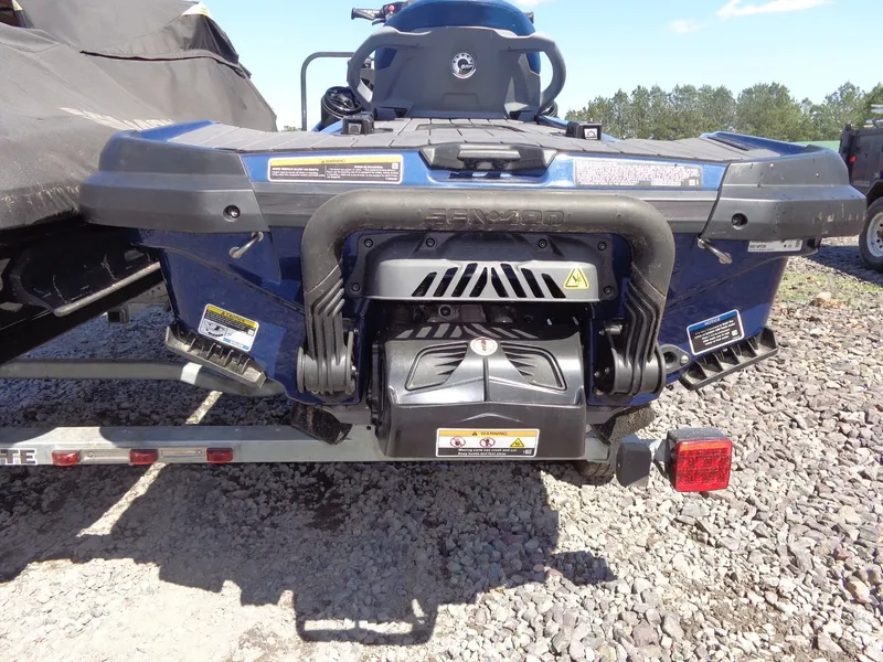 Slide: The Image of Rear view of 2023 Sea-Doo GTX Limited 300 on trailer. - 5