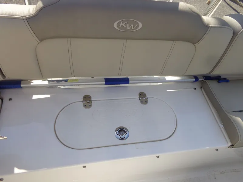 Slide: The Image of Rear seat of Key West 189 FS boat, 2023 model. - 10