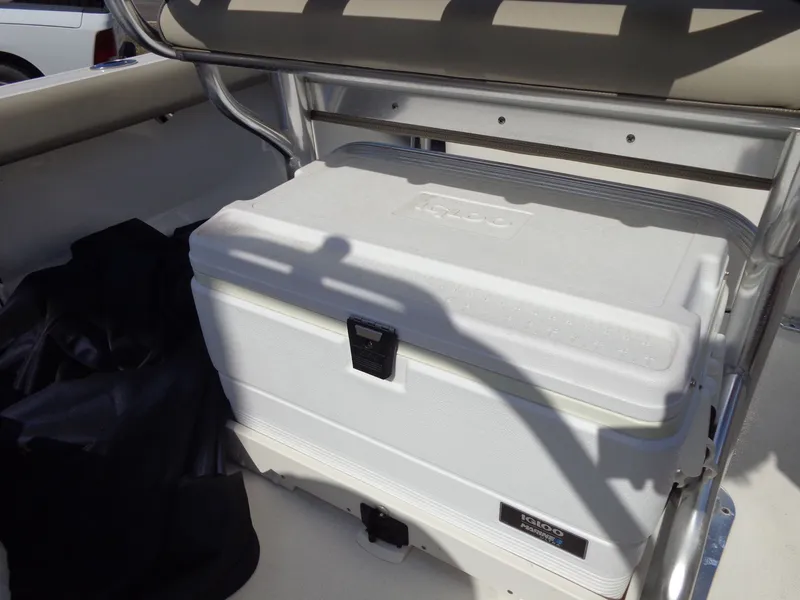 Slide: The Image of Cooler on Key West 189 FS boat, 2023 model. - 15