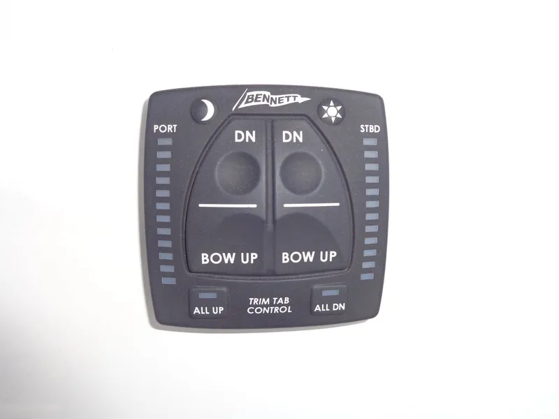 Slide: The Image of Bennett trim tab control for Key West 189 FS 2023 boat. - 22
