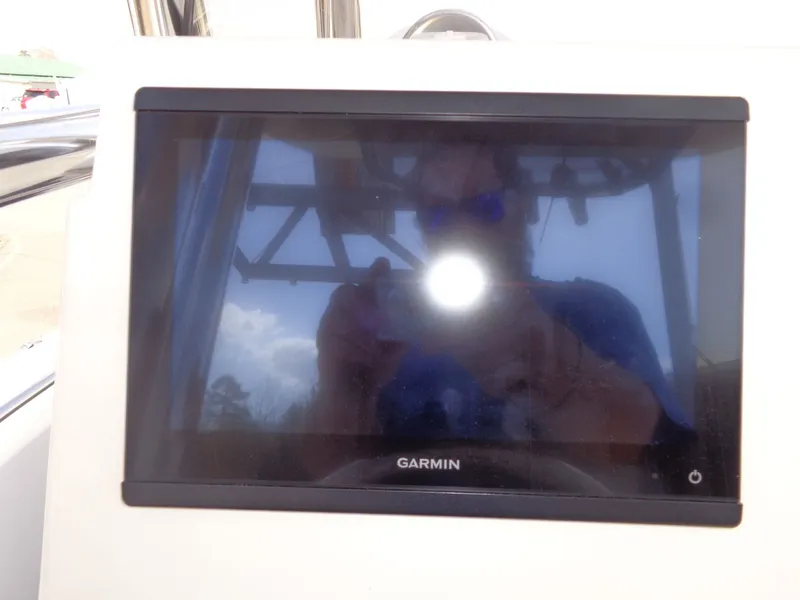 Slide: The Image of Garmin screen on Key West 189 FS boat, 2023 model. - 26
