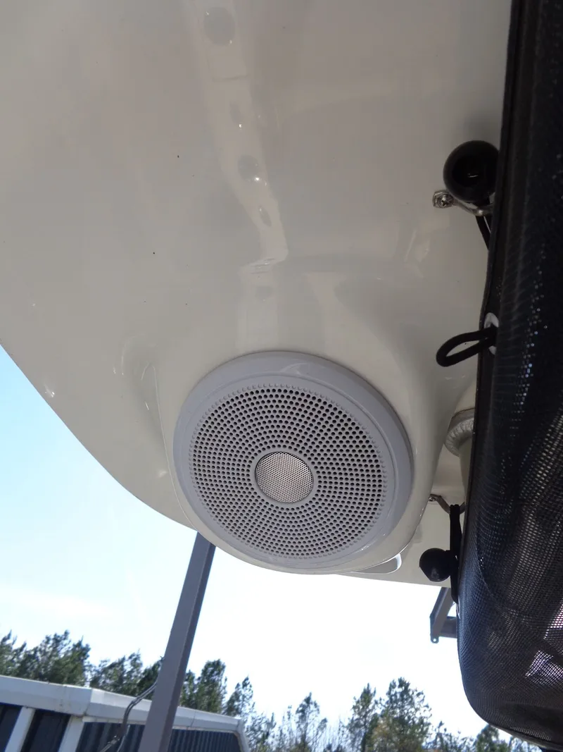 Slide: The Image of Speaker on a 2023 Key West 189 FS boat. - 45