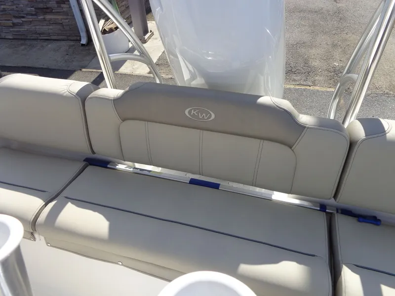 Slide: The Image of Rear seating of Key West 189 FS boat, 2023 model. - 7