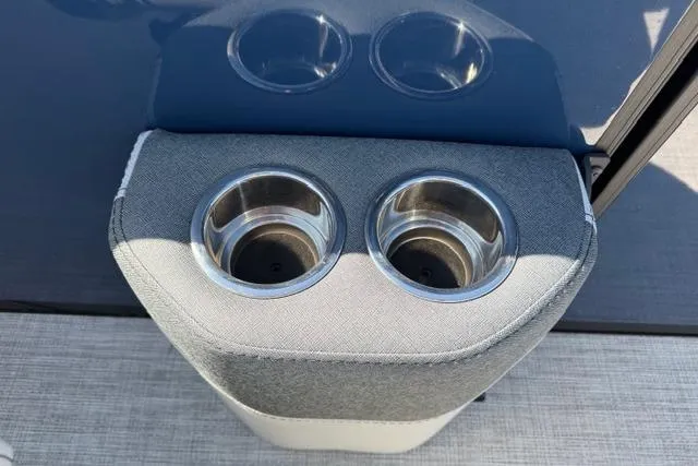 Slide: The Image of Cup holders on Alera M 23Q, 2026 model, with sleek design and modern finish. - 47