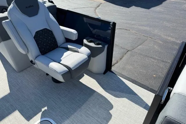 Slide: The Image of Luxurious seating in 2026 Alera M 23Q boat with cup holders and modern design. - 48