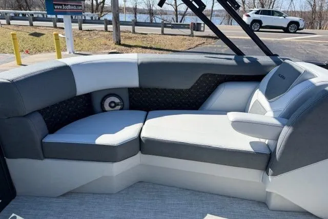 Slide: The Image of Luxurious seating in 2026 Alera M 23Q boat, featuring modern design and premium materials. - 50